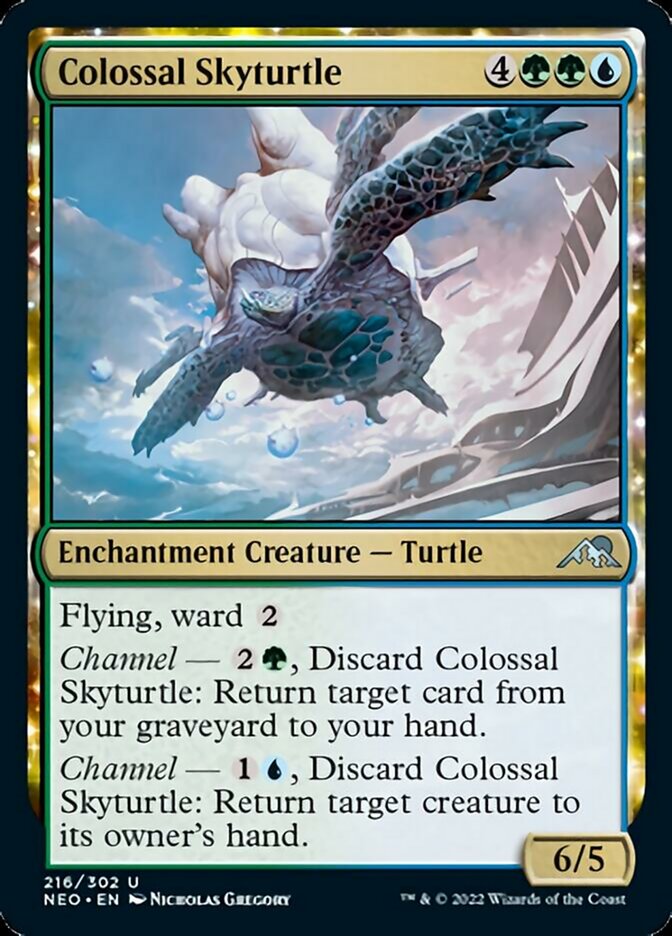 Colossal Skyturtle ESPAÑOL [Kamigawa: Neon Dynasty]