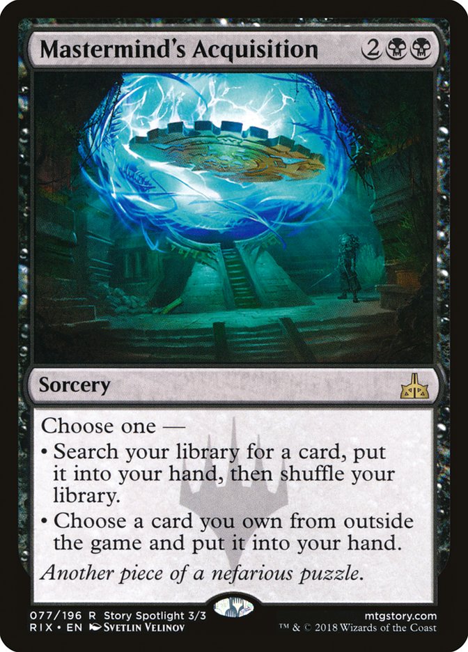 Mastermind's Acquisition ESPAÑOL [Rivals of Ixalan]