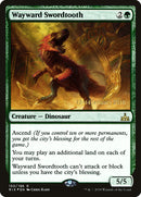 Wayward Swordtooth ESPAÑOL [Rivals of Ixalan Prerelease Promos]