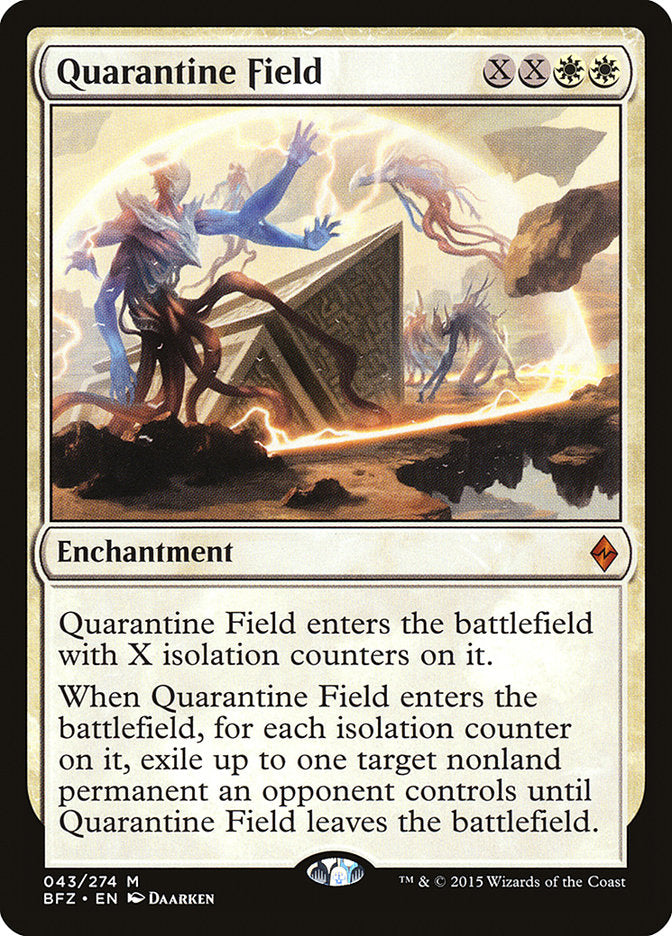 Quarantine Field ESPAÑOL [Battle for Zendikar]