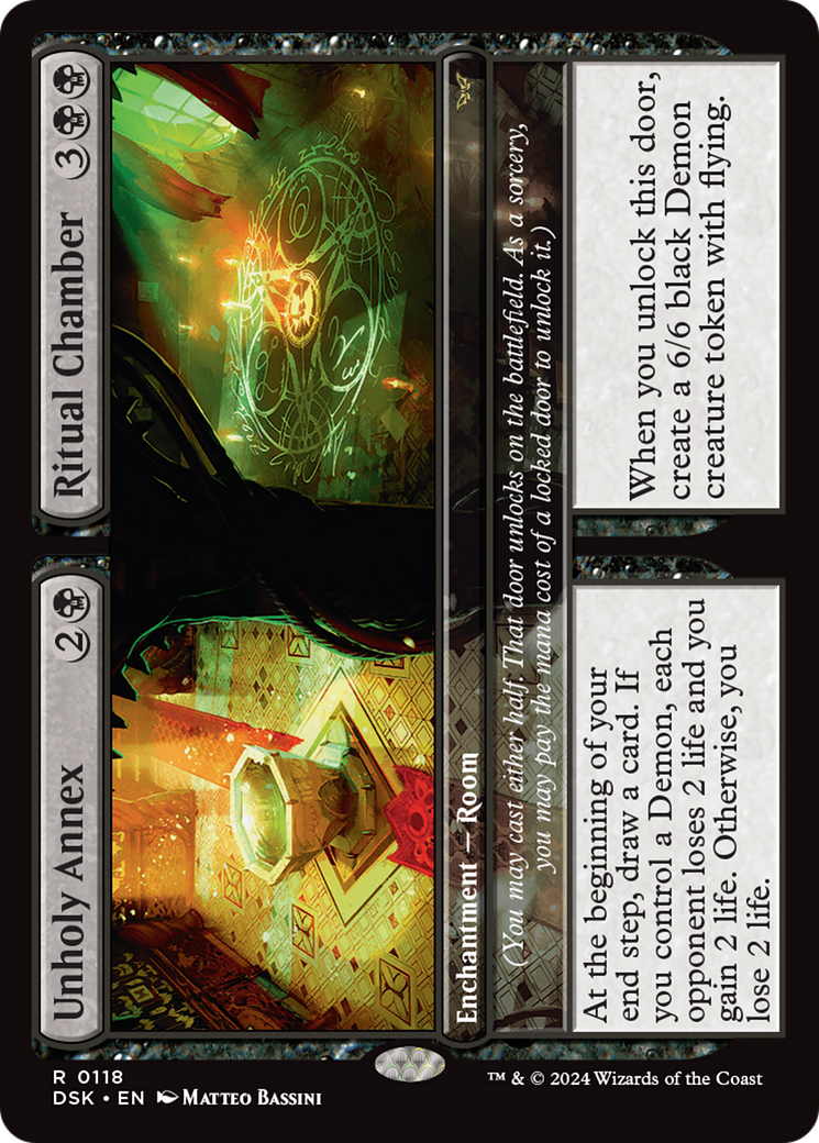 Unholy Annex // Ritual Chamber ESPAÑOL [Duskmourn: House of Horror]