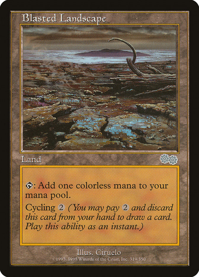 Blasted Landscape ESPAÑOL [Urza's Saga]