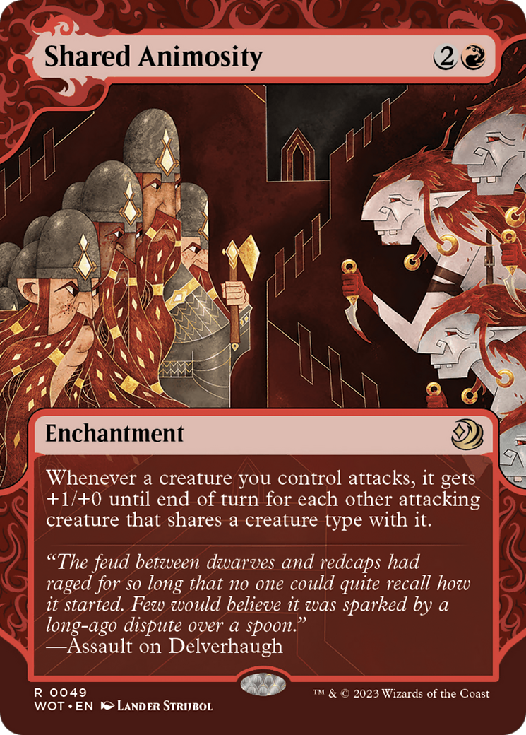 Shared Animosity ESPAÑOL [Wilds of Eldraine: Enchanting Tales]