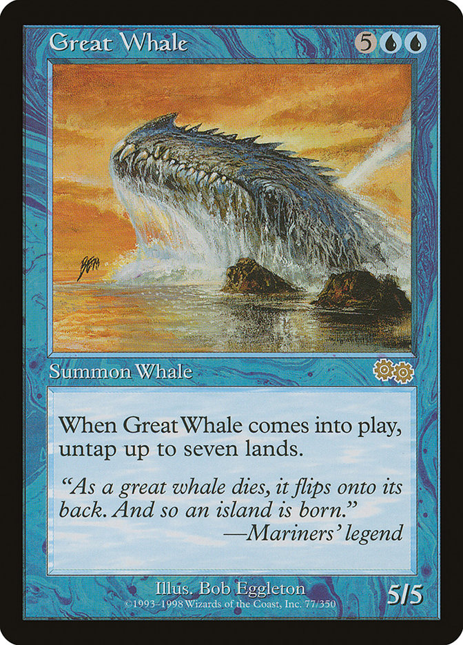 Great Whale JAPANESE [Urza's Saga]
