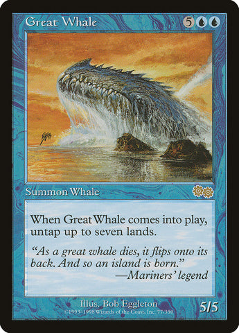 Great Whale JAPANESE [Urza's Saga]
