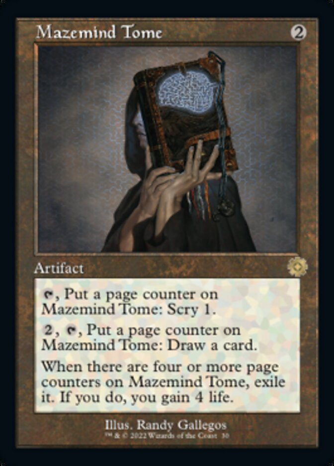 Mazemind Tome (Retro) ESPAÑOL [The Brothers' War Retro Artifacts]