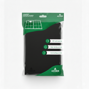 Andes Protection 9 Pocket Leather Card Binder