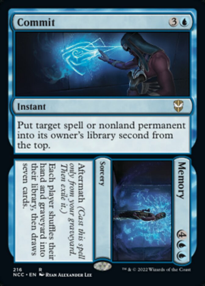 Commit // Memory ESPAÑOL [Streets of New Capenna Commander]