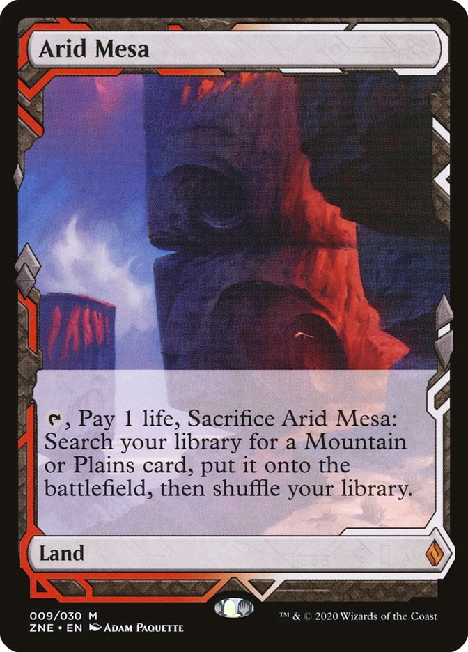 Arid Mesa (Expeditions) JAPANESE [Zendikar Rising Expeditions]