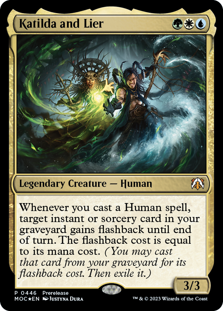 Katilda and Lier ESPAÑOL [March of the Machine Commander Prerelease Promos]