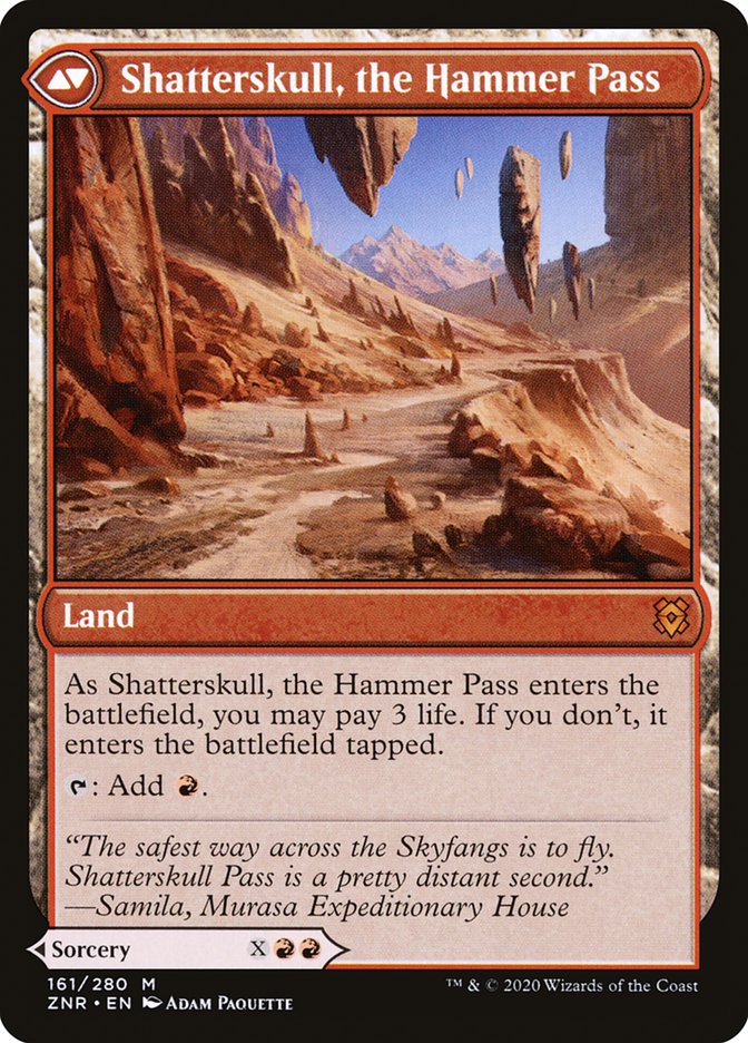 Shatterskull Smashing // Shatterskull, the Hammer Pass ESPAÑOL [Zendikar Rising]
