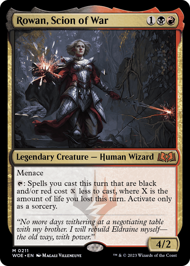 Rowan, Scion of War ESPAÑOL [Wilds of Eldraine]