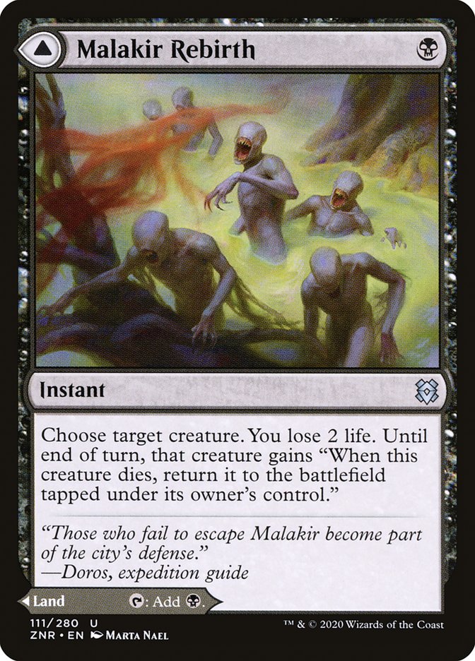 Malakir Rebirth // Malakir Mire ESPAÑOL  [Zendikar Rising]