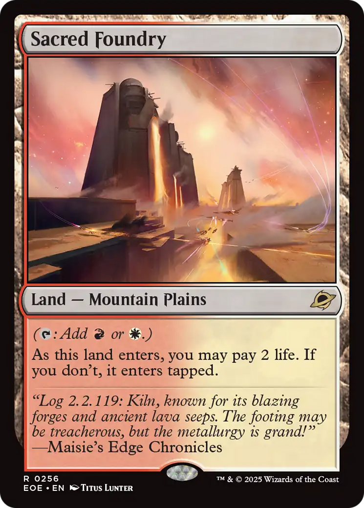 Sacred Foundry ESPAÑOL  [Edge of Eternities]