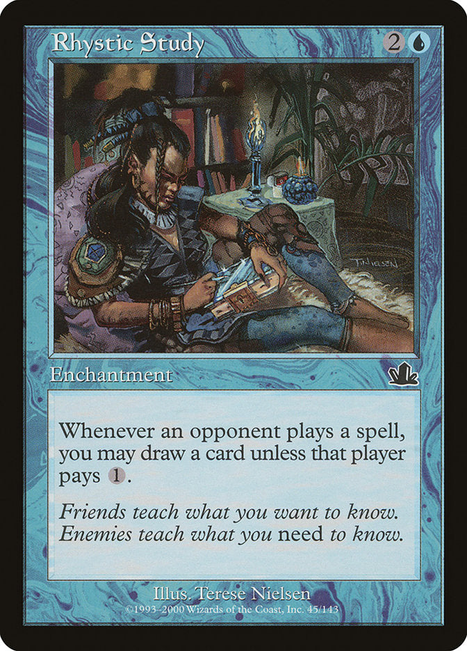 Rhystic Study ESPAÑOL [Prophecy]