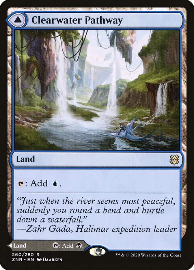 Clearwater Pathway // Murkwater Pathway ESPAÑOL [Zendikar Rising]