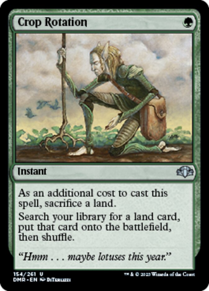 Crop Rotation JAPANESE [Dominaria Remastered]