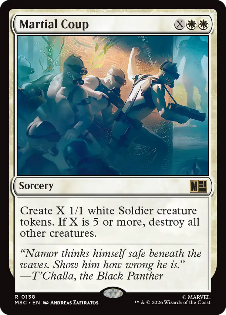 Martial Coup (Surge Foil) [Marvel Super Heroes Commander]