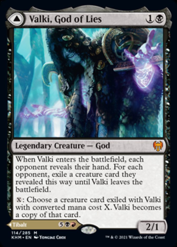 Valki, God of Lies // Tibalt, Cosmic Impostor ESPAÑOL [Kaldheim]