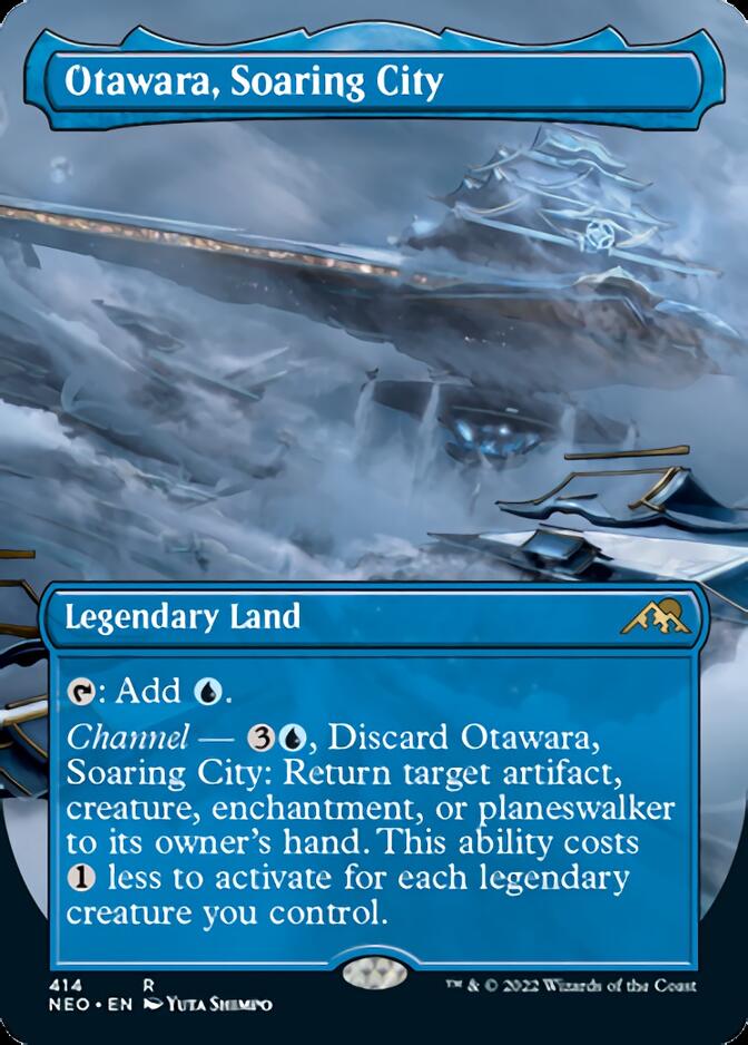 Otawara, Soaring City (Borderless Alternate Art) ESPAÑOL [Kamigawa: Neon Dynasty]