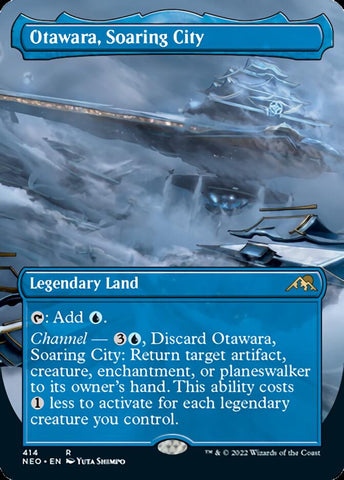 Otawara, Soaring City (Borderless Alternate Art) ESPAÑOL [Kamigawa: Neon Dynasty]