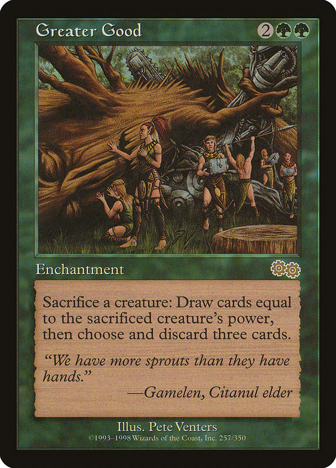 Greater Good JAPANESE [Urza's Saga]