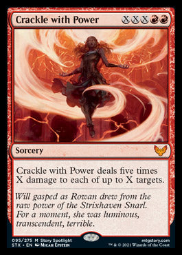 Crackle with Power JAPANESE [Strixhaven: School of Mages]