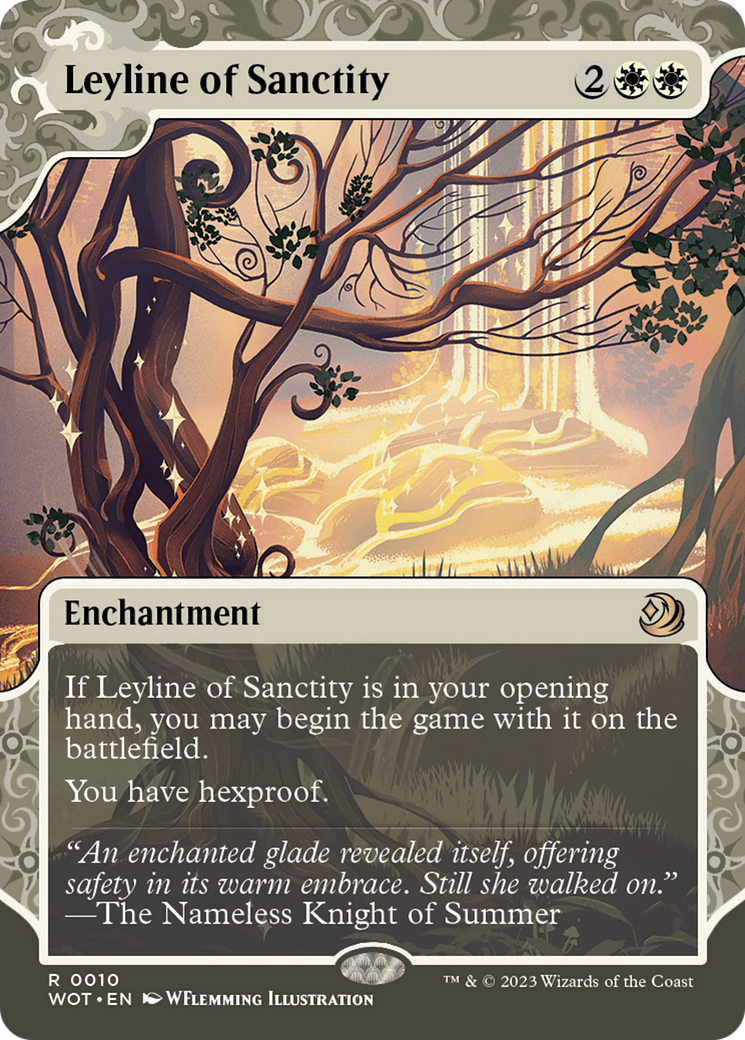 Leyline of Sanctity ESPAÑOL [Wilds of Eldraine: Enchanting Tales]