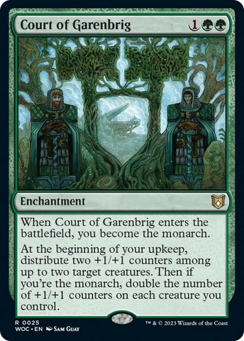 Court of Garenbrig ESPAÑOL  [Wilds of Eldraine Commander]
