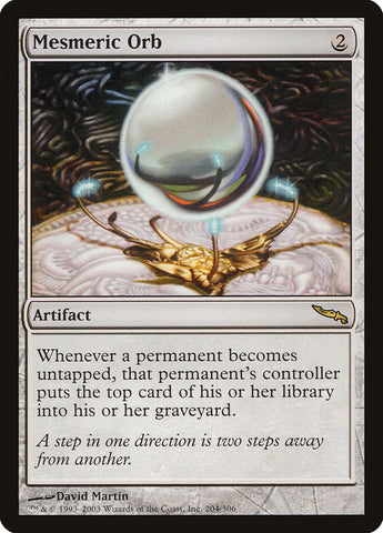 Mesmeric Orb CHINESE [Mirrodin]