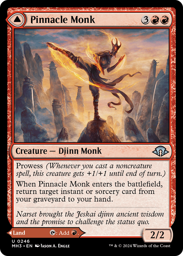 Pinnacle Monk ESPAÑOL [Modern Horizons 3]