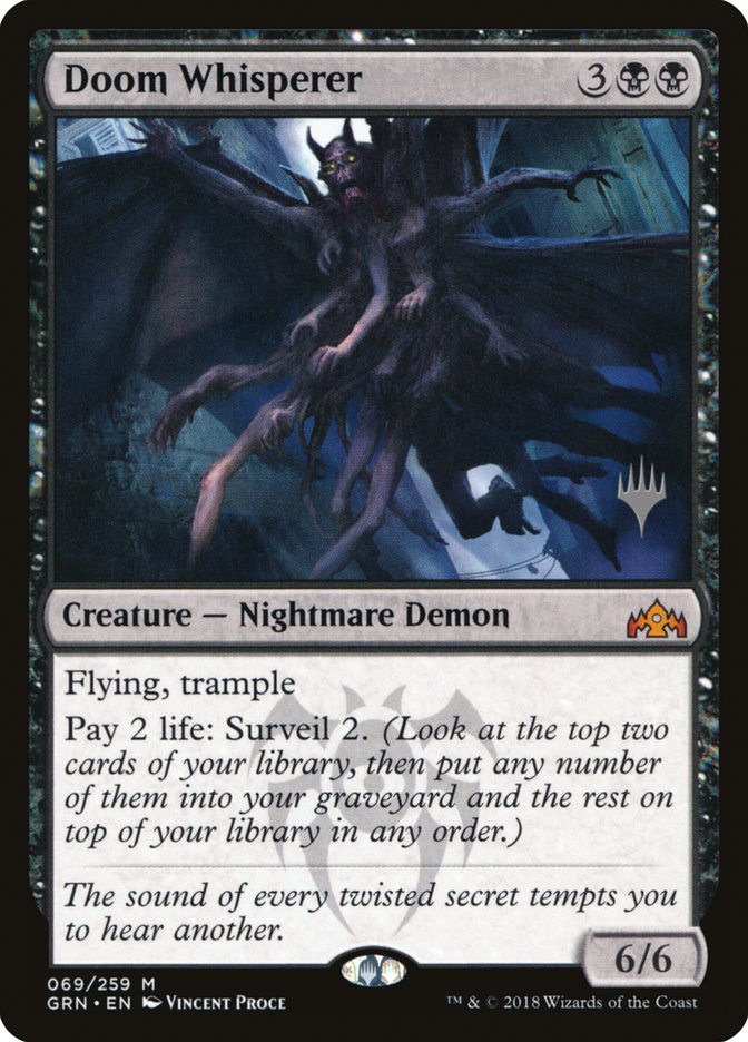 Doom Whisperer (Promo Pack) ESPAÑOL [Guilds of Ravnica Promos]