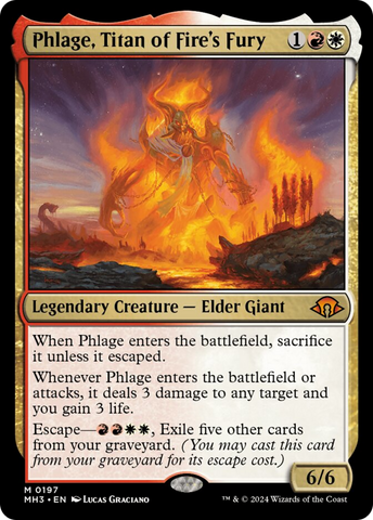Phlage, Titan of Fire's Fury ESPAÑOL [Modern Horizons 3]