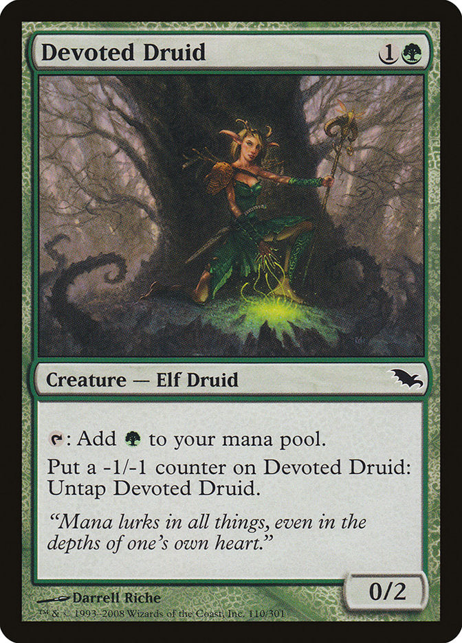 Devoted Druid JAPANESE [Shadowmoor]