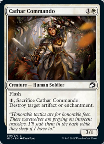 Cathar Commando JAPANESE [Innistrad: Midnight Hunt]