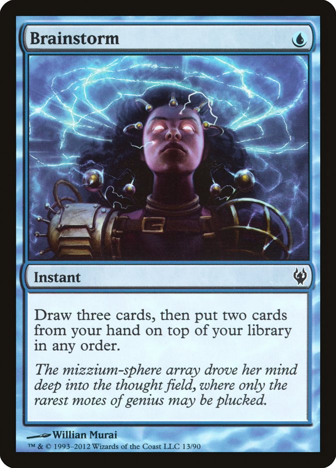 Brainstorm JAPANESE [Duel Decks: Izzet vs. Golgari]