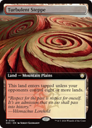 Turbulent Steppe (Extended Art) [Secrets of Strixhaven Commander]