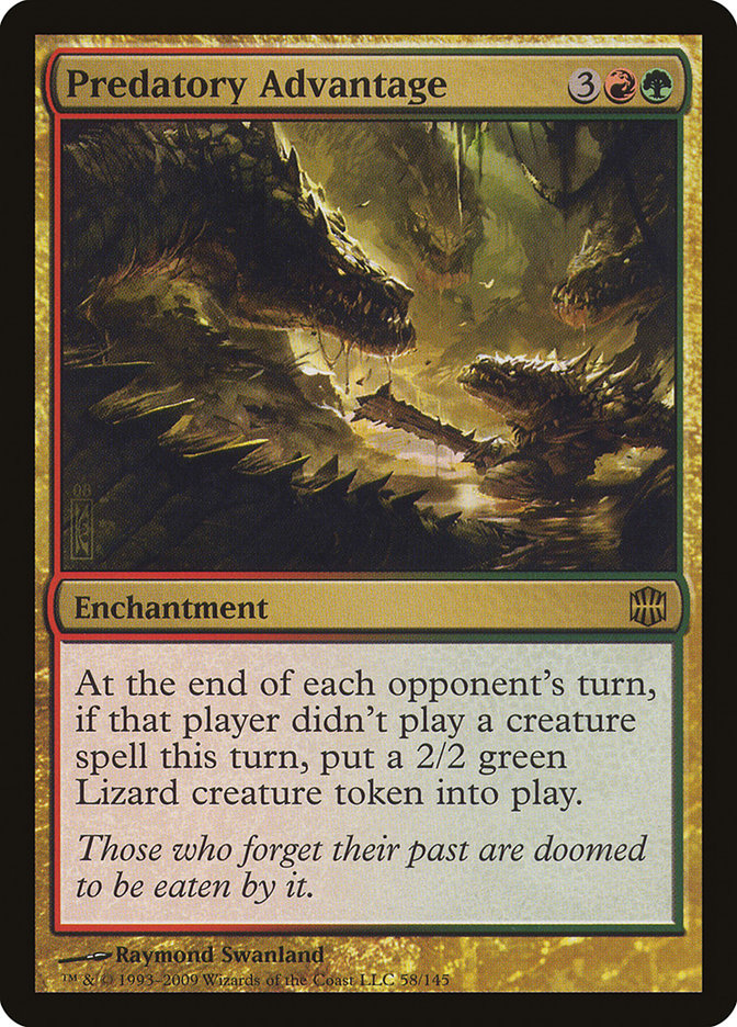 Predatory Advantage STAMPED [Alara Reborn]
