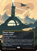 Power Depot (0169) (Borderless) (Galaxy Foil) [Edge of Eternities: Stellar Sights]