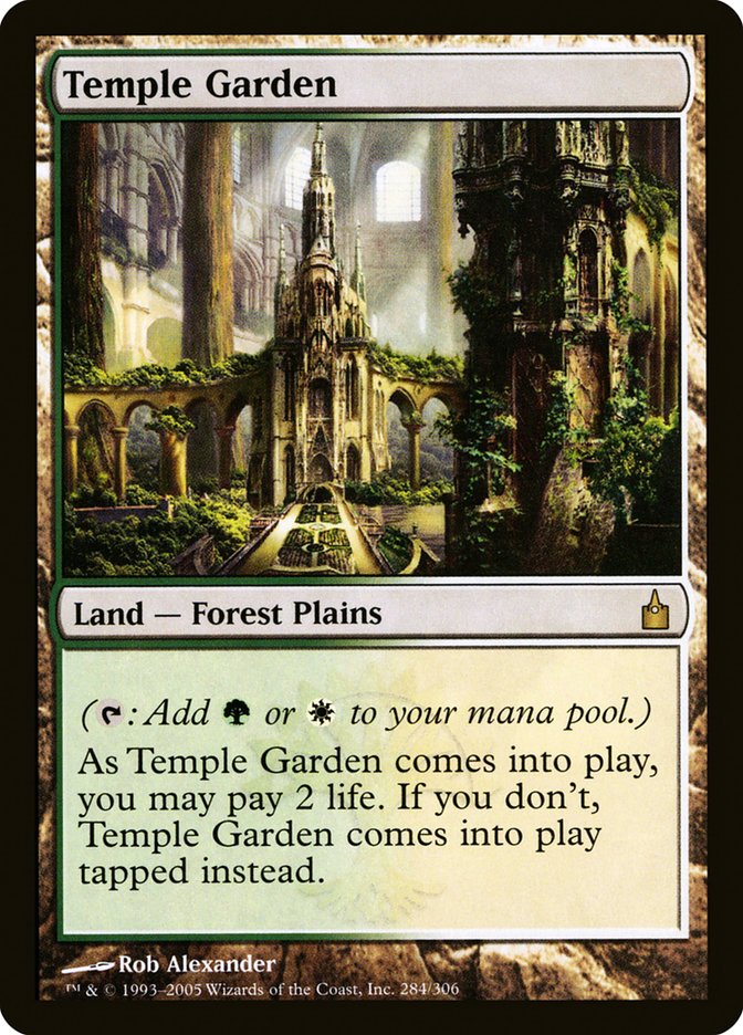 Temple Garden SIGNED [Ravnica: City of Guilds]