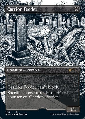 Carrion Feeder (Borderless Etched Foil) JAPANESE [Secret Lair Drop Series]