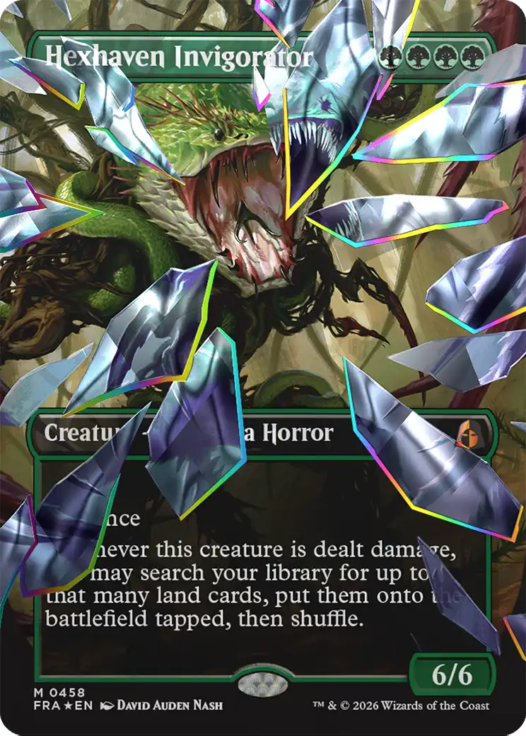 Hexhaven Invigorator (Borderless) (Facet Foil) [Reality Fracture]
