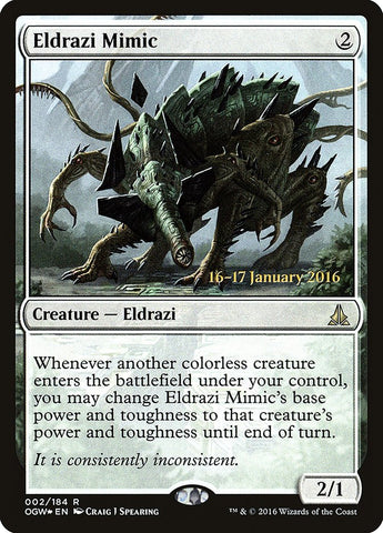 Eldrazi Mimic ESPAÑOL [Oath of the Gatewatch Prerelease Promos]
