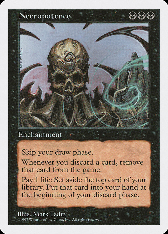 Necropotence JAPANESE [Fifth Edition]