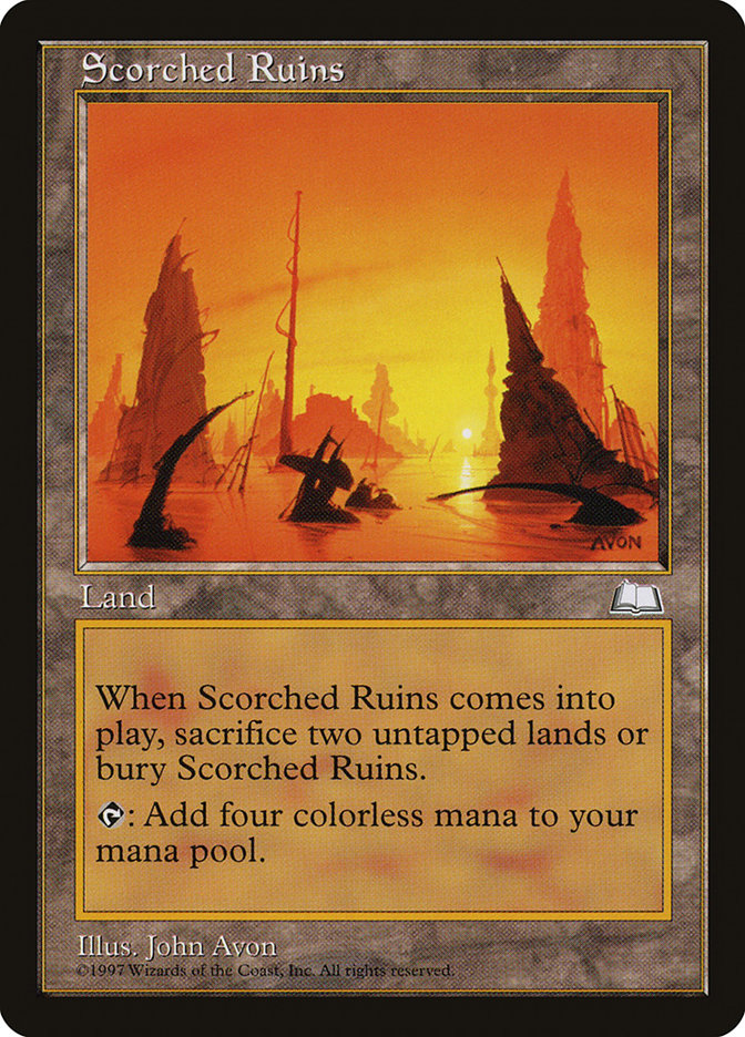 Scorched Ruins JAPANESE [Weatherlight]