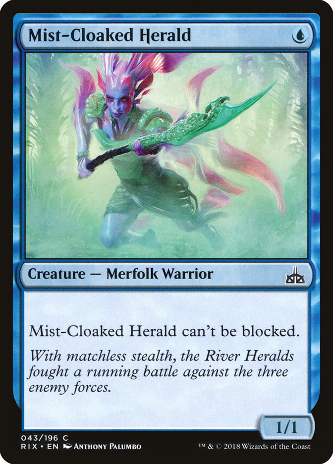 Mist-Cloaked Herald ESPAÑOL [Rivals of Ixalan]