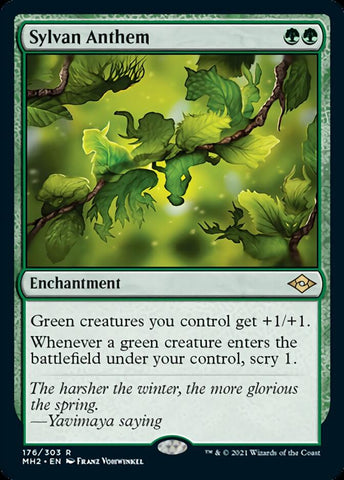 Sylvan Anthem JAPANESE  [Modern Horizons 2]