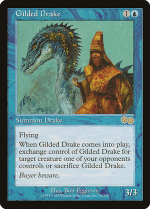 Gilded Drake ESPAÑOL [Urza's Saga]