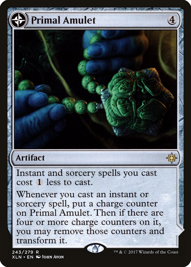 Primal Amulet // Primal Wellspring ESPAÑOL [Ixalan]