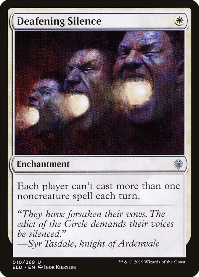 Deafening Silence JAPANESE [Throne of Eldraine]